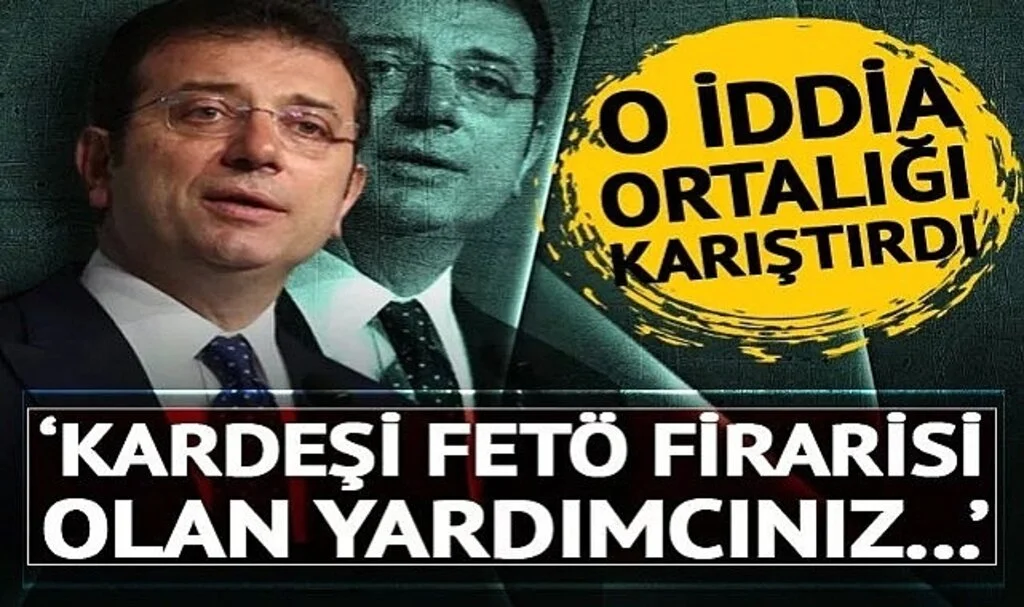 İmamoğlu, İsmail Çataklı'nın kardeşiyle ilgili iddiaları sordu! Bakan Soylu'ya yüklendi: Daha burnunun ucundakileri göremiyorsa...