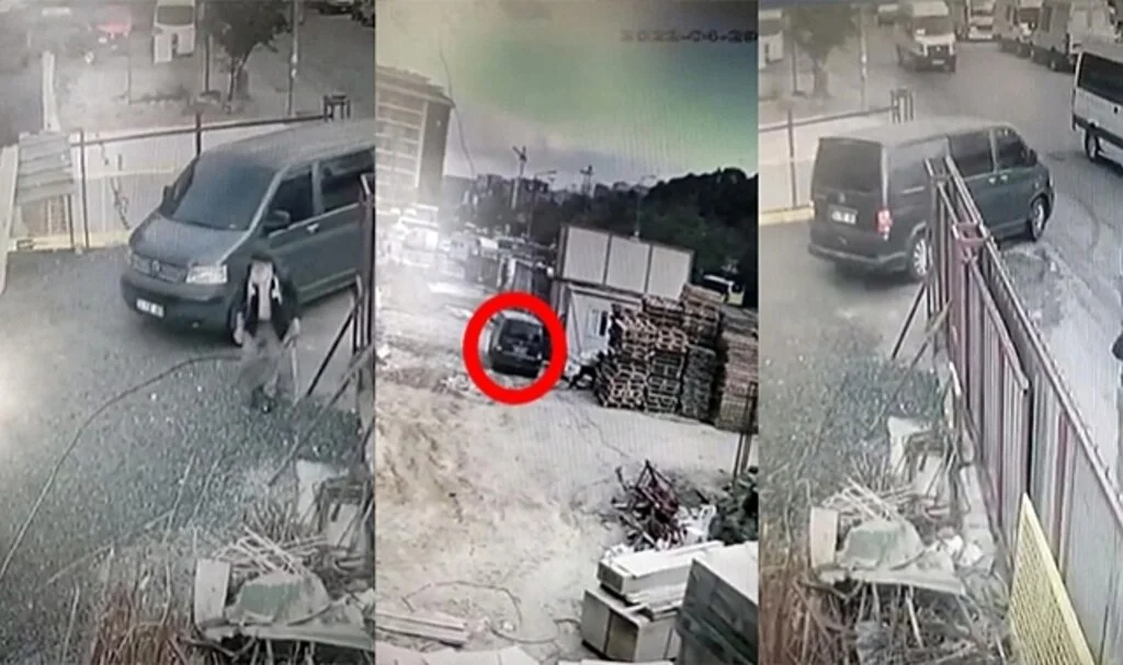 İstanbul’da inşaatçıların kabusu hırsızlar kamerada: Sahte plakalı araçla kablo ve inşaat malzemeleri çaldılar