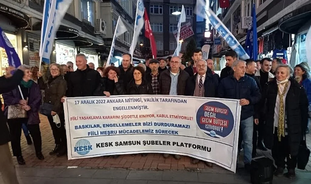 KESK:Baskılar  bizi yıldıramaz 