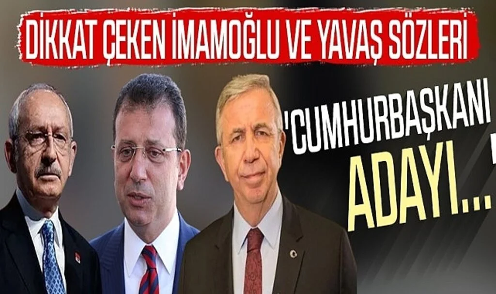 Kılıçdaroğlu'ndan Ekrem İmamoğlu ve Mansur Yavaş ile ilgili dikkat çeken sözler! 'Cumhurbaşkanı adayı...'