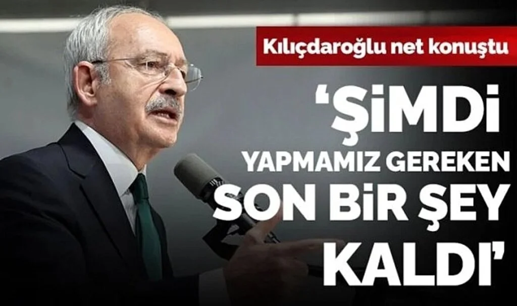 Kılıçdaroğlu'ndan 'helalleşme' vurgusu: 'Şimdi yapmamız gereken son bir şey kaldı...'