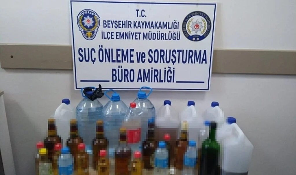 Konya’da Sahte İçki Operasyonu