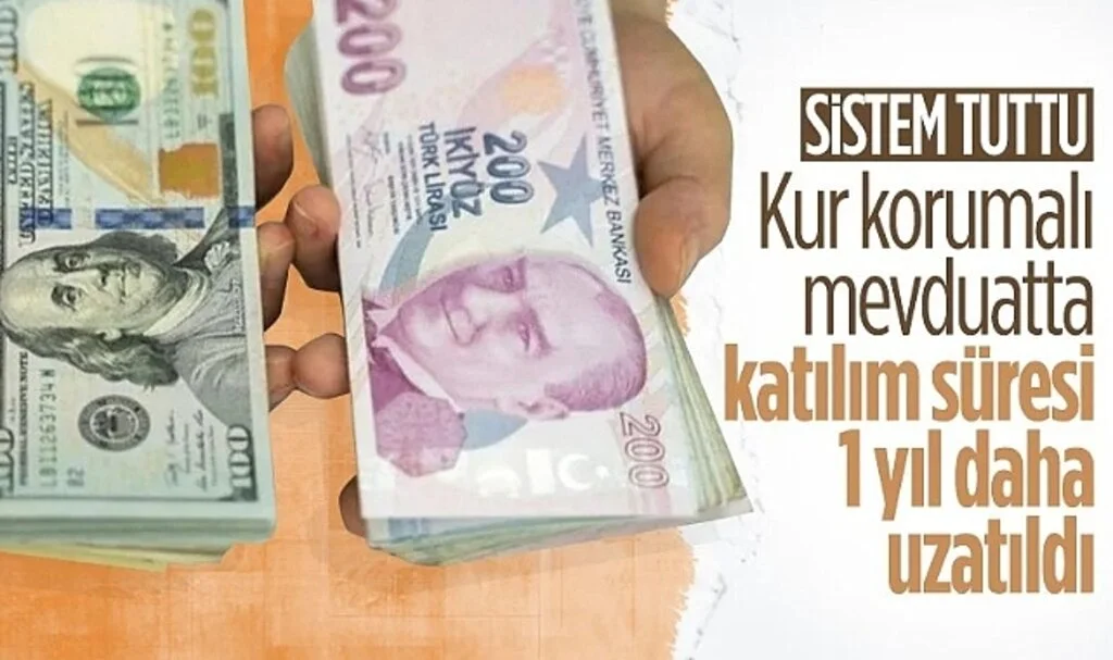 Kur Korumalı Mevduat Hesaplarında Süre Uzatıldı