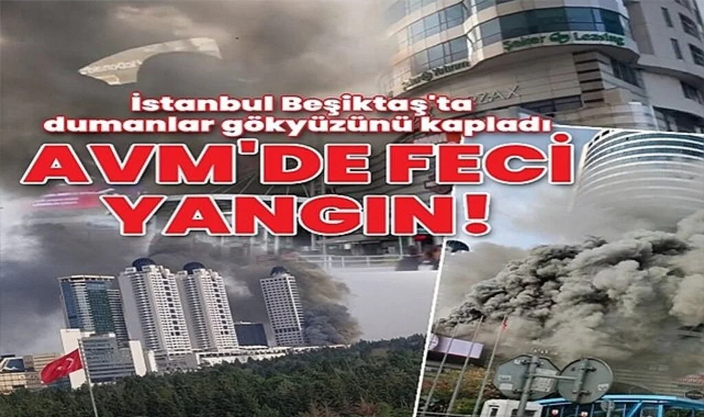 Levent'te Bulunan AVM'de Büyük Yangın