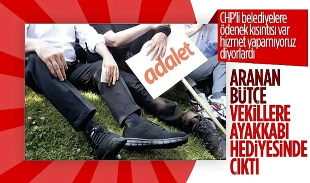 Maltepe Belediyesi'nden CHP'li Vekillere Ayakkabı Hediyesi