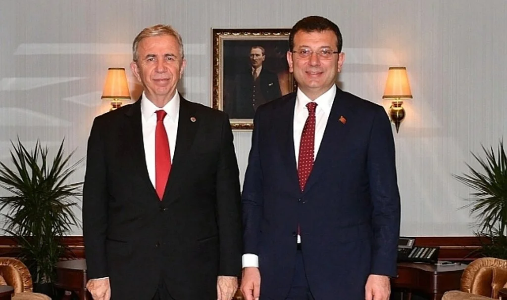 Mansur Yavaş, Ekrem İmamoğlu'nu ağırladı