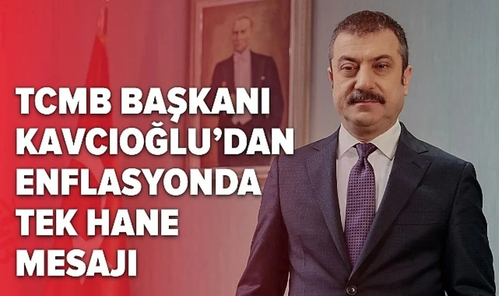 Merkez Bankası '2024'te Tek Hane' Dedi, Kavcıoğlu'ndan Enflasyon Mesajı Geldi: Önce Yüzde 22.3, Sonra Yüzde 8.8