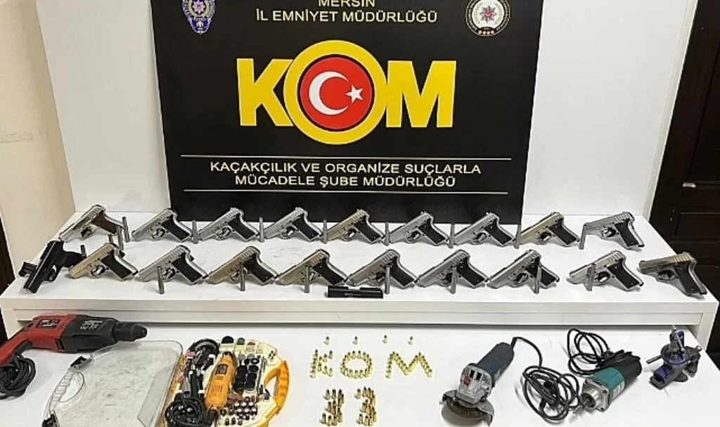 Mersin’de Silah Kaçakçılarına Operasyon: 17 Gözaltı
