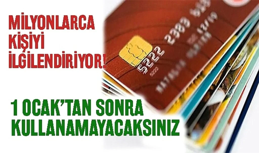 Milyonlarca kişiyi ilgilendiren uyarı: 1 Ocak'tan sonra kullanamayacaksınız