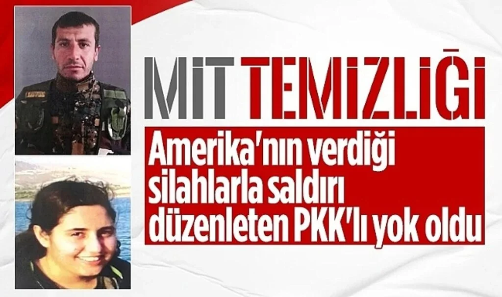 MİT, PKK'lı teröristler Osman Mutlu ve Songül Tarımcı'yı Suriye ve Kuzey Irak'ta Operasyonla Etkisiz Hale Getirdi