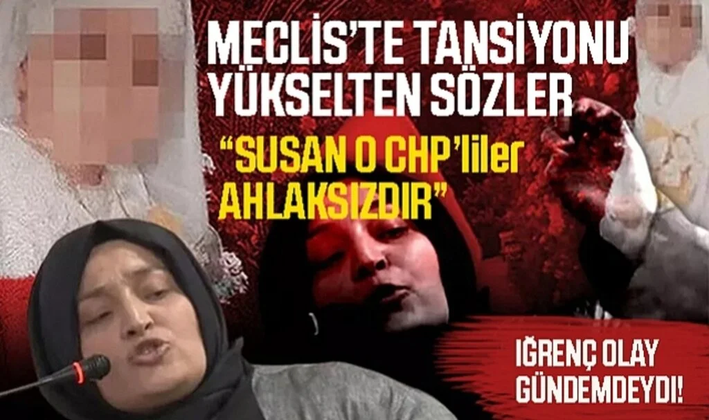 "O zaman 'LGBT'li çocuk vardır' söylemlerinde susan CHP'li ahlaksızdır' dedi, Meclis karıştı! Toplantıyı terk ettiler