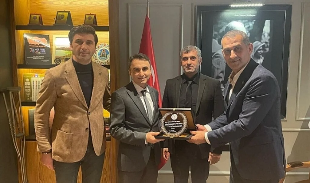OMÜ’den Kocabaş ve Erol’a Tebrik Ziyareti