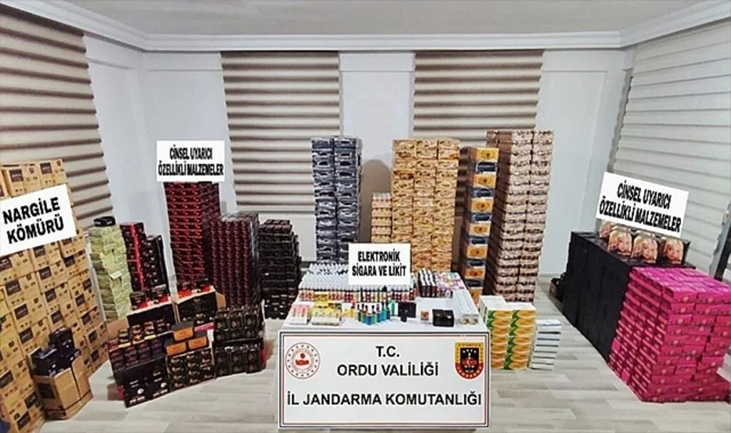 Ordu’da 10 Binlerce Cinsel Uyarıcı Madde Ele Geçirildi: 2 Gözaltı