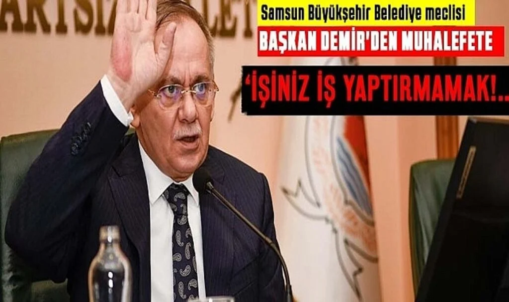 Samsun Büyükşehir meclis toplantısı