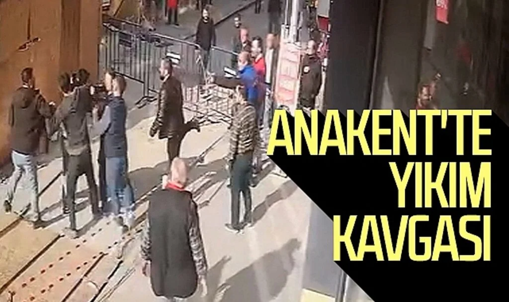 Samsun'da Anakent İş Merkezi'nde yıkım kavgası