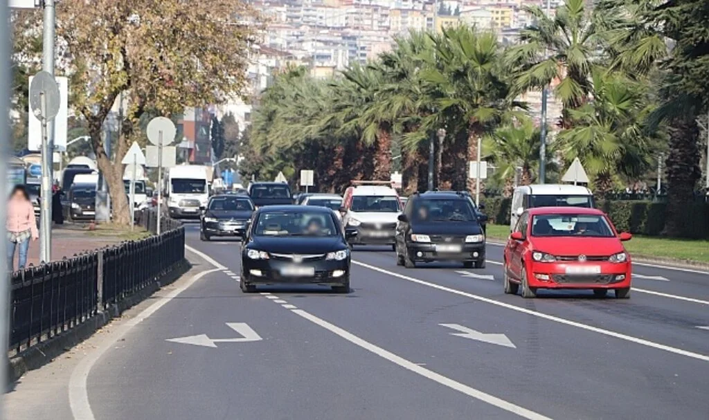 Samsun'da araç  sayısı 415 bini geçti 