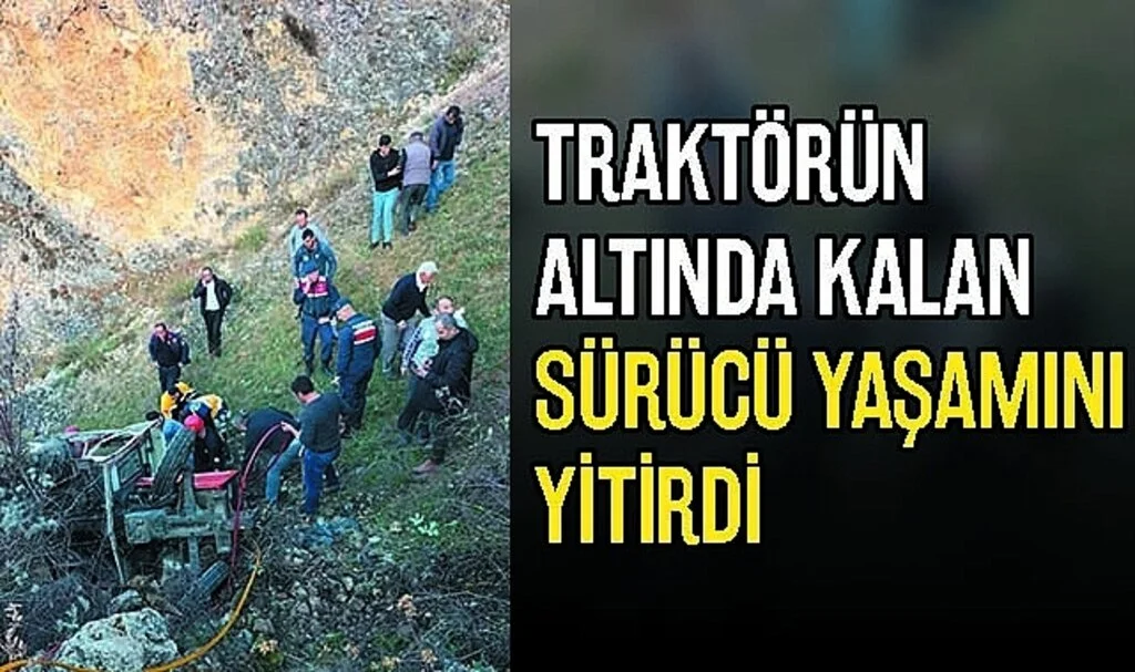 Samsun'da Devrilen Traktörün Altında Kalan Sürücü Yaşamını Yitirdi