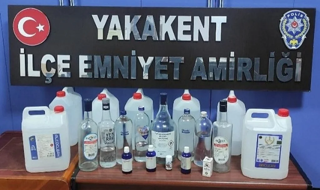 Samsun'da Kaçak Alkol Ele Geçirildi: 2 Gözaltı