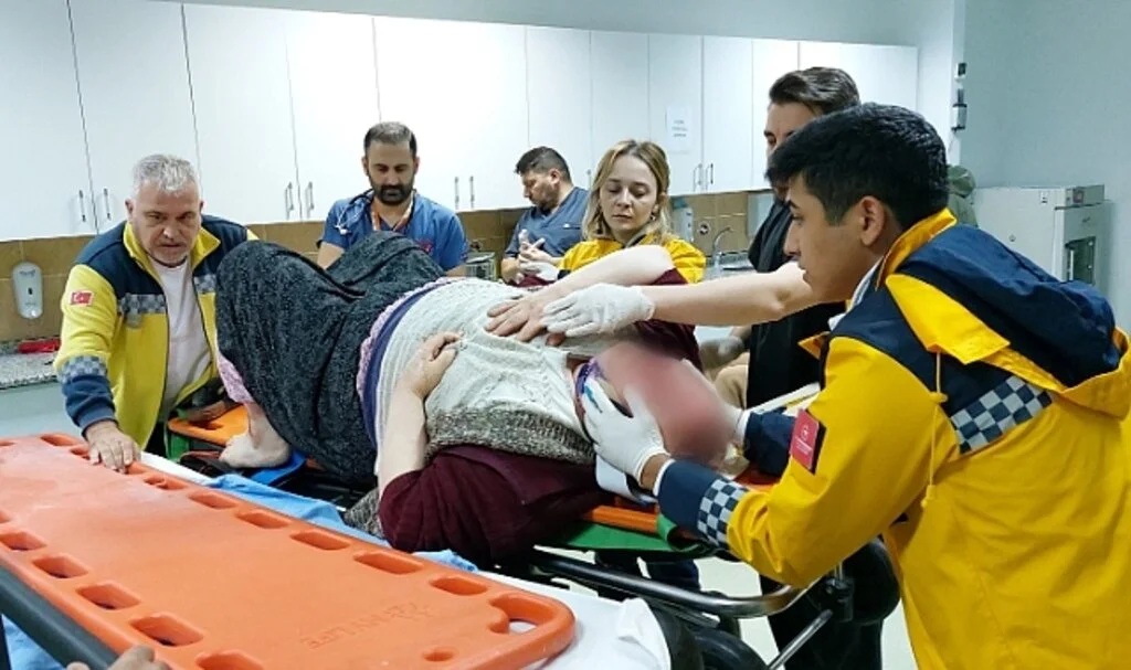 Samsun'da Merdivenden Düşen Kadın Ölümden Döndü