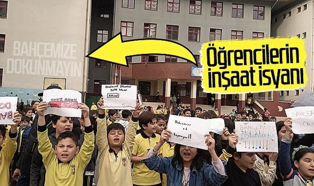 Samsun'da öğrencilerin inşaat isyanı 