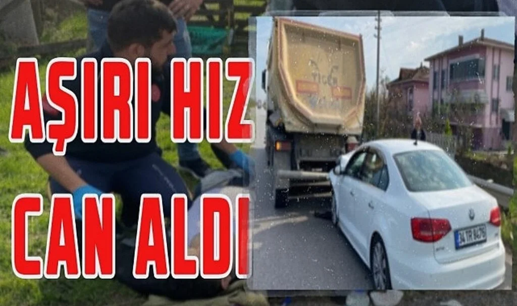 Samsun'da Aşırı hız  can aldı 