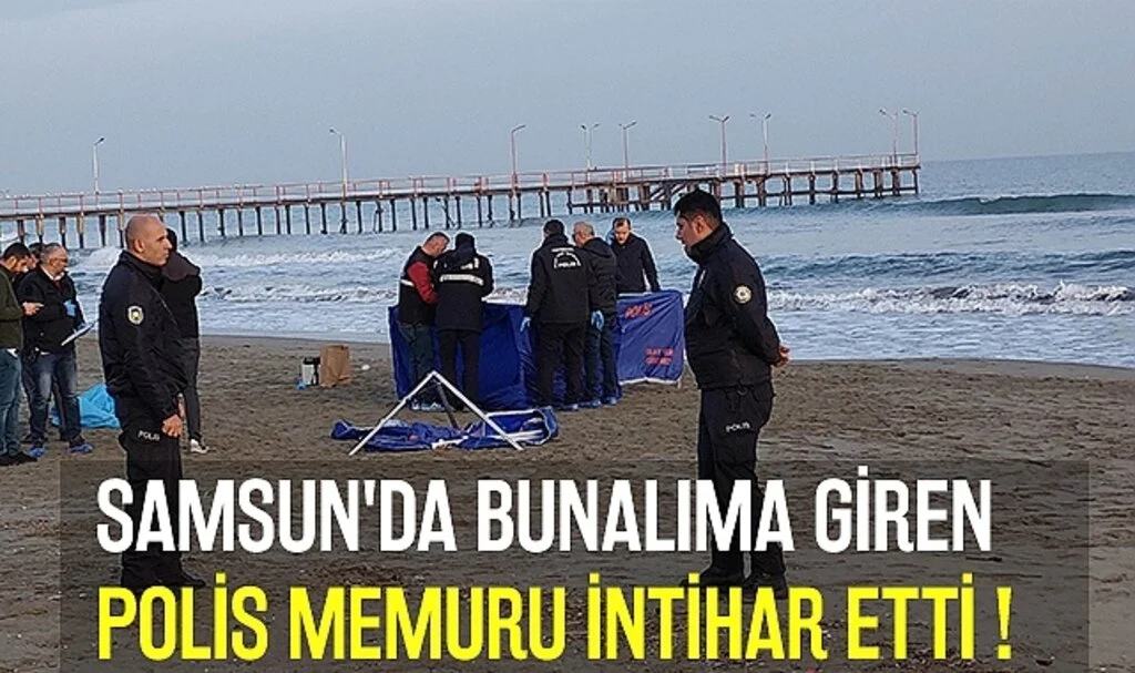 Samsun'da Polis Memuru Sahilde İntihar Etti