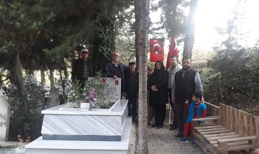 Samsun'da Şehit Asker Kabri Başında Anıldı