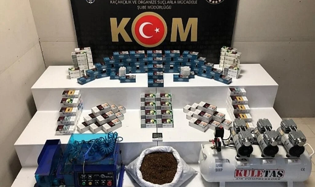 Samsun'da Sigara İmalathanesi Gibi Ev