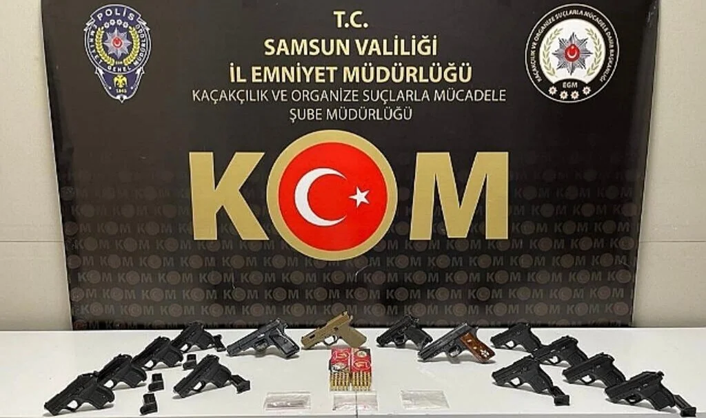 Samsun'da Silah Ticareti Operasyonu 6 Gözaltı