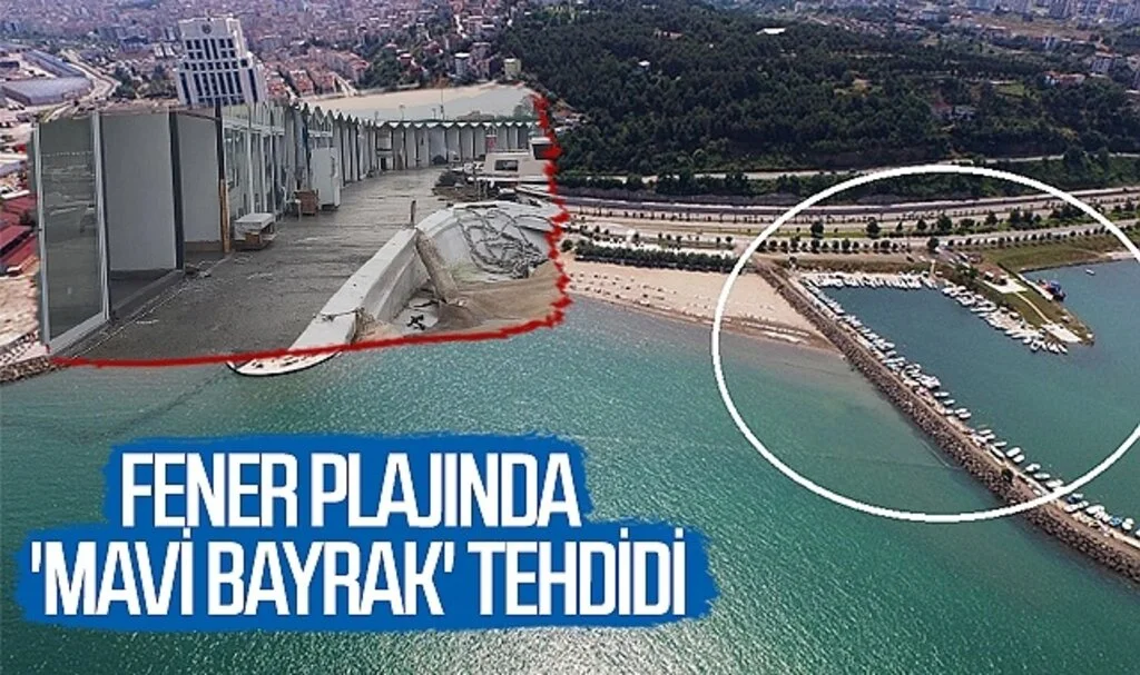 Samsun Fener Plajında 'Mavi Bayrak' Tehdidi