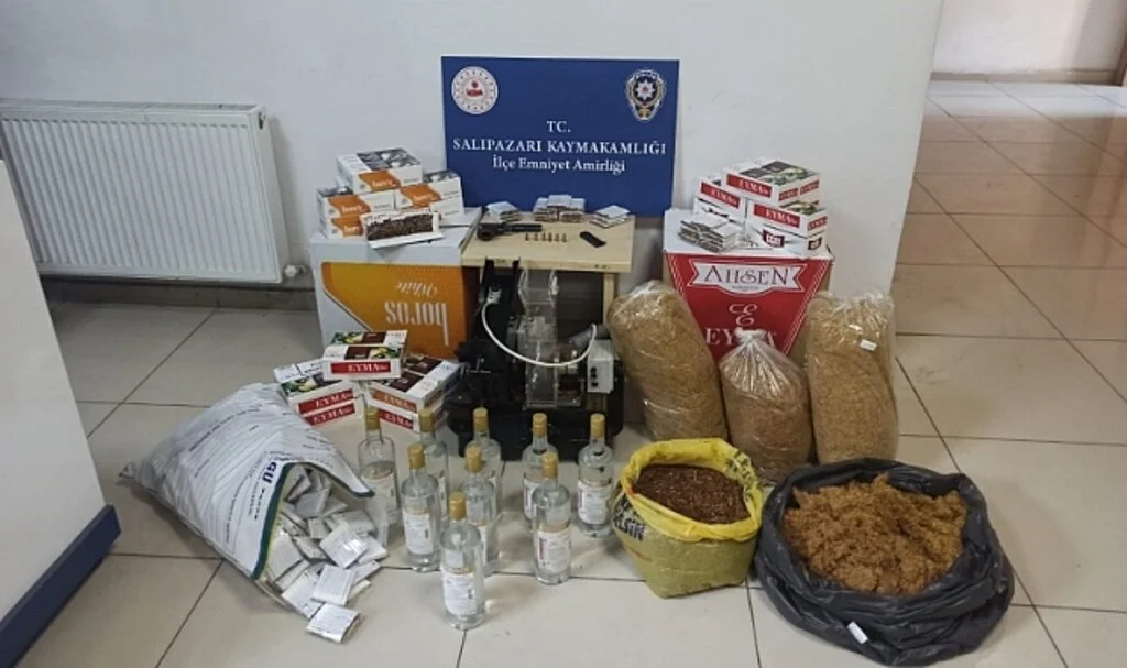 Samsun Salıpazarı'nda Kaçakçılık Operasyonu