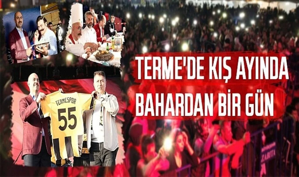 SAMSUN TERME'DE 2 PİDE PİRİNÇ-BALIK FESTİVALİ