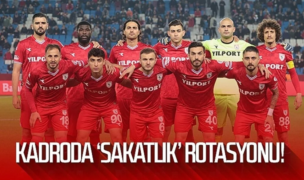 Samsunspor'da 'sakatlık' rotasyonu!