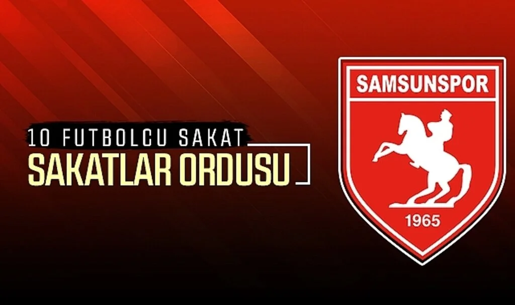 Samsunspor'da sakatlıklar endişe yarattı