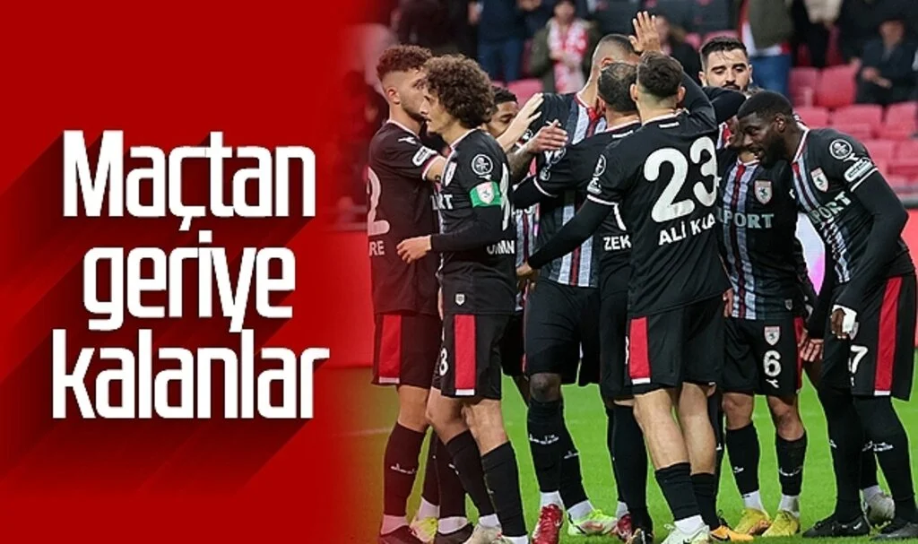 Samsunspor - Denizlispor maçından geriye kalanlar
