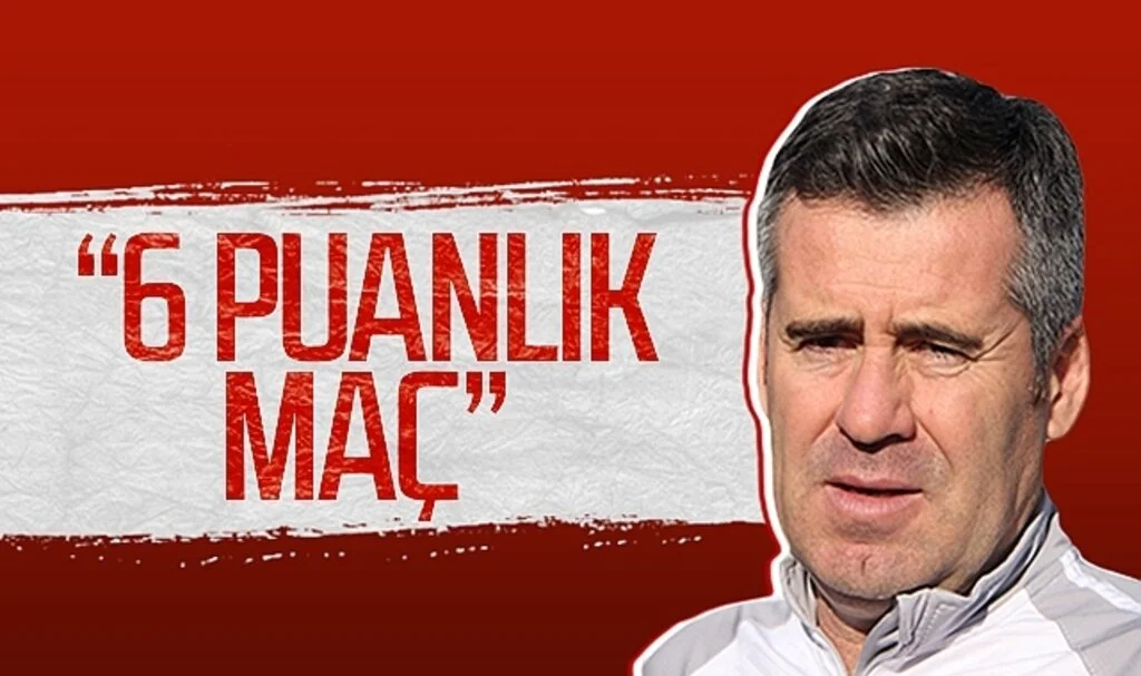 Samsunspor Teknik Direktörü Hüseyin Eroğlu: "6 puanlık maç"