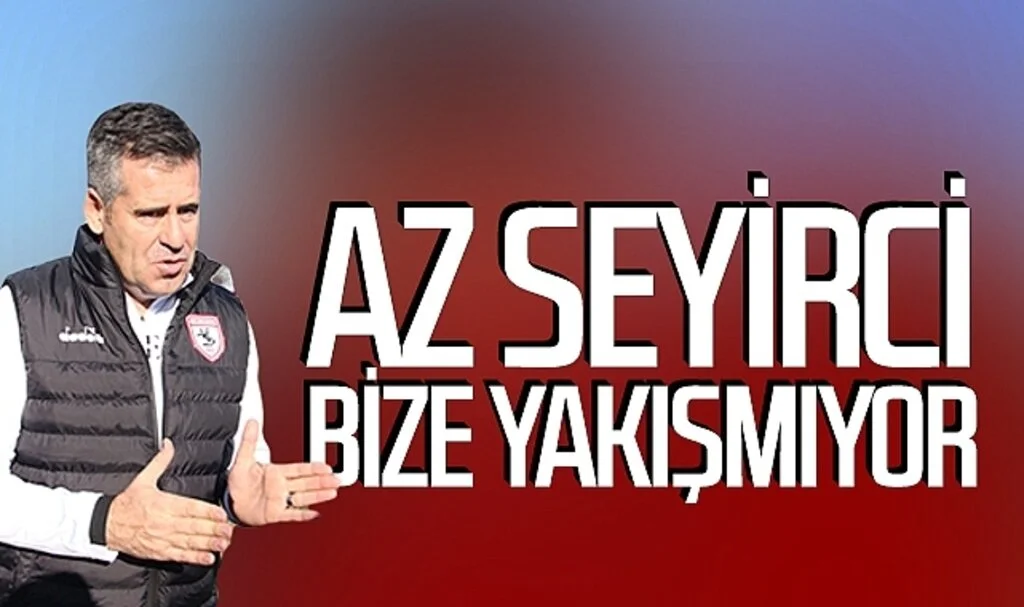 Samsunspor Teknik Direktörü Hüseyin Eroğlu: Az seyirci bize yakışmıyor