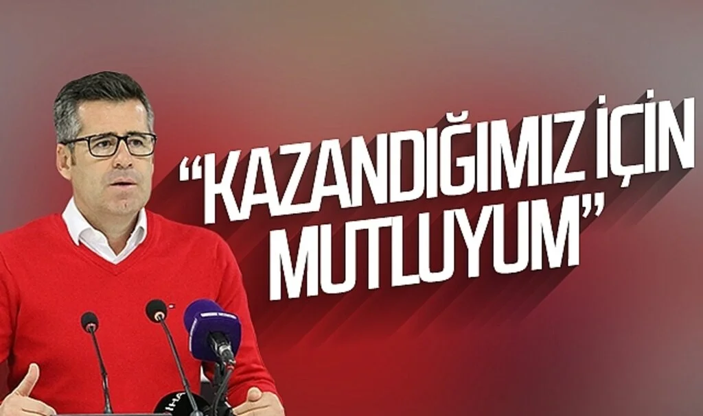 Samsunspor Teknik Direktörü Hüseyin Eroğlu: “Kazandığımız için mutluyum”