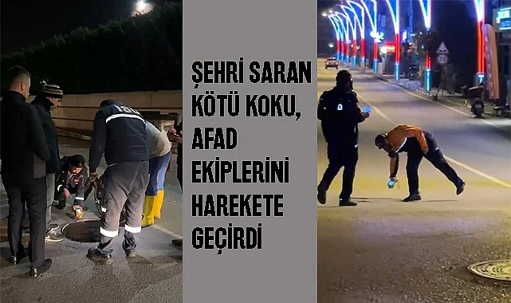 Şehri Saran Kötü Koku, AFAD Ekiplerini Harekete Geçirdi