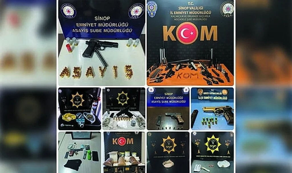 Sinop'ta 42 Aranan Şahıs Yakalandı