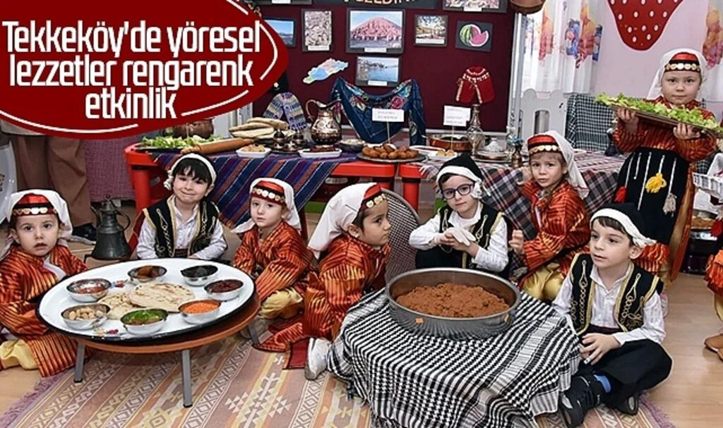 Tekkeköy'de yöresel lezzetler rengarenk etkinlik
