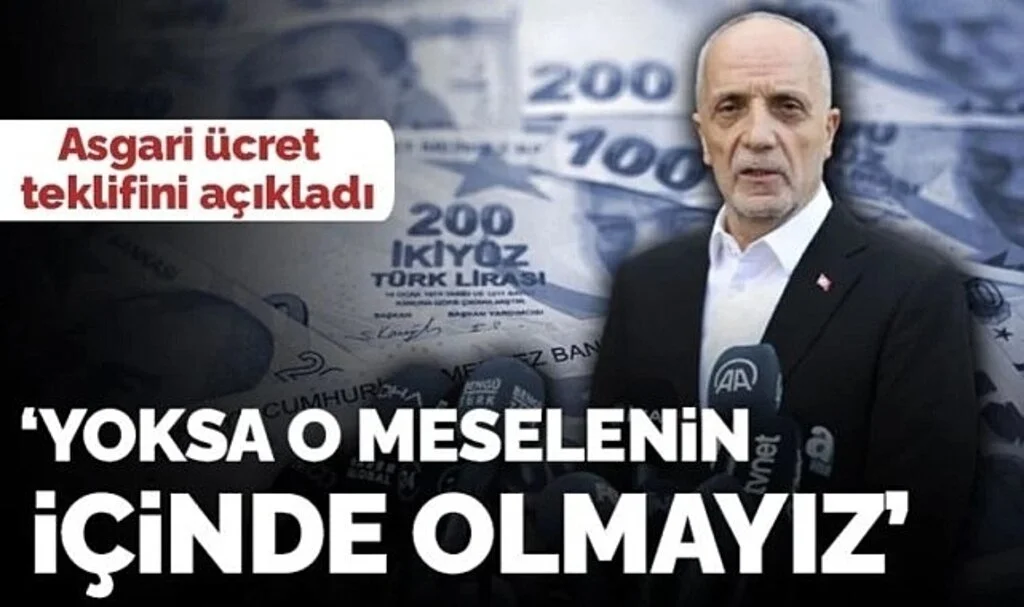 TÜRK-İŞ'ten asgari ücret açıklaması