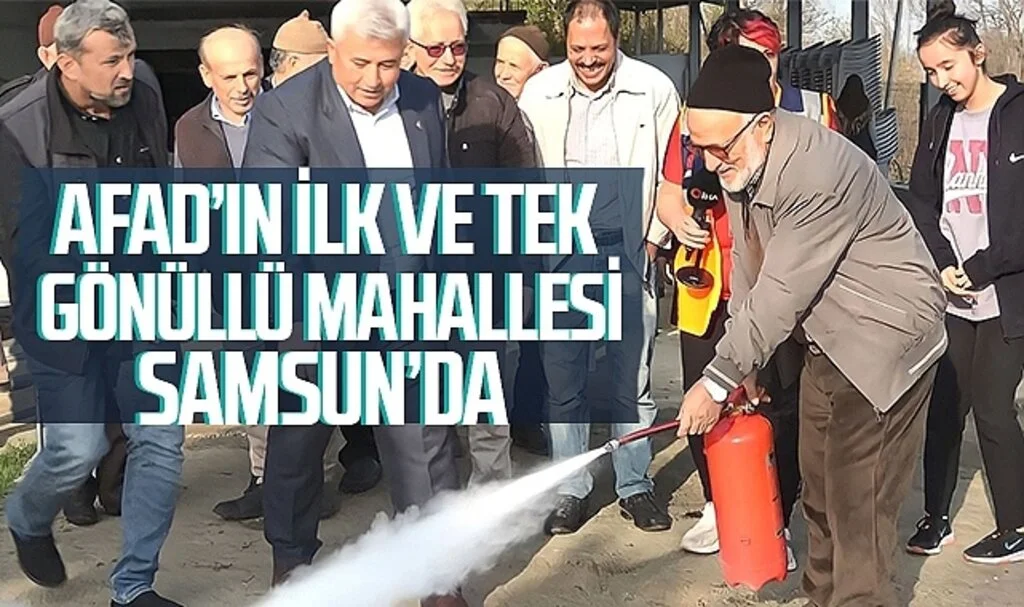Türkiye'nin ilk ve tek AFAD gönüllü mahallesi
