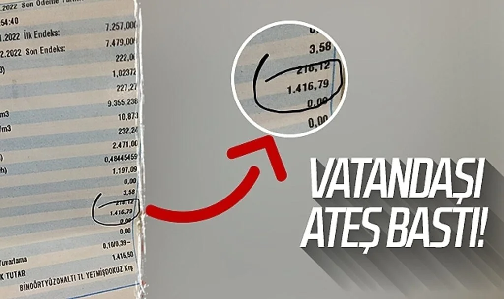 Vatandaşı ateş bastı! Doğalgaz faturaları korkutuyor