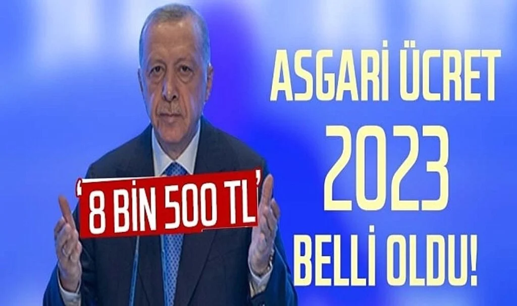Yeni Asgari Ücret: Net 8 Bin 500 TL