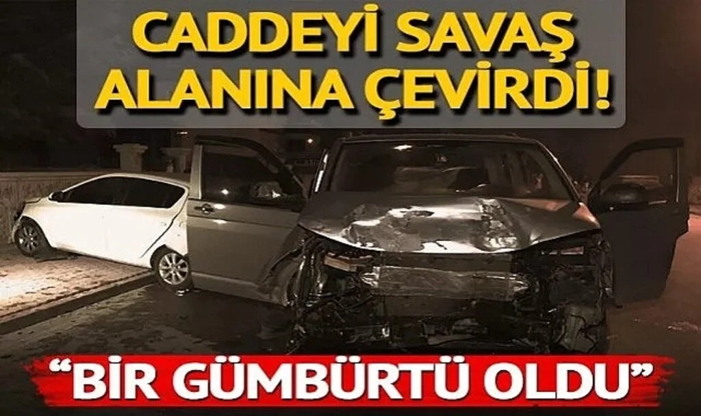 Yer: Konya... Caddeyi savaş alanına çevirdi! "Bir gümbürtü oldu"