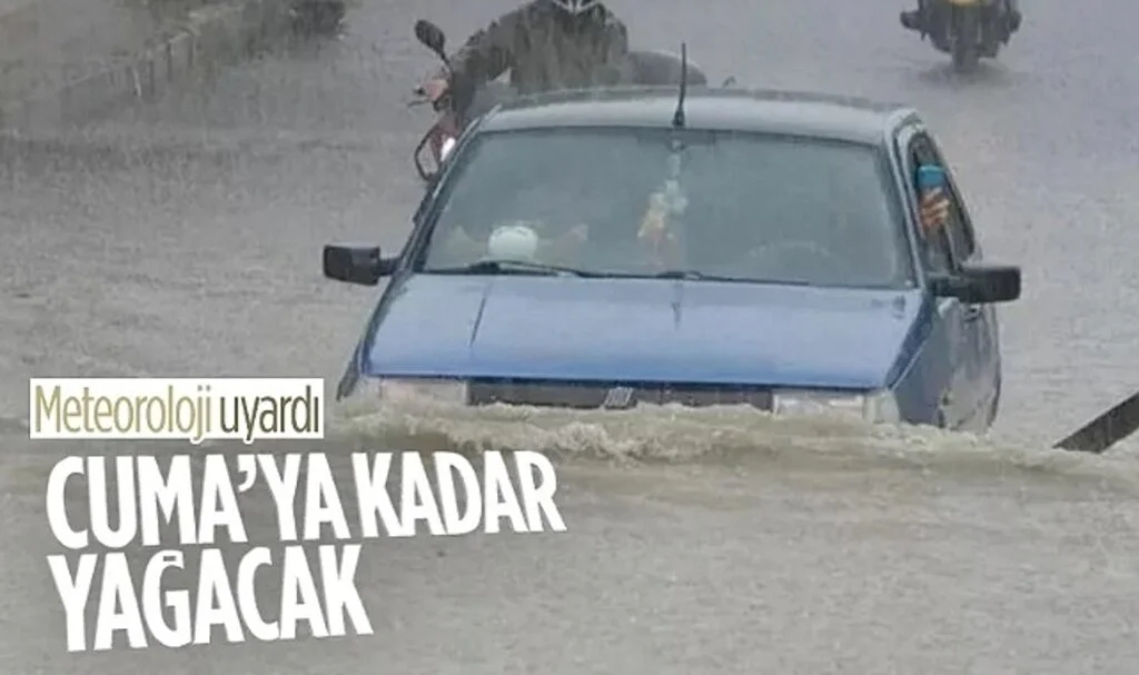 Yurdu Etkisi Altına Alan Yağışlar, Cumaya Kadar Devam Edecek