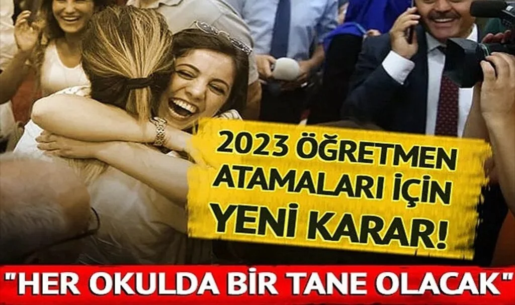 2023 öğretmen atamasında rehber öğretmen detayı! Her okulda bir tane olacak
