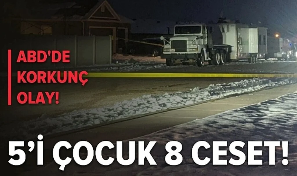 ABD'de 5'i Çocuk 8 Kişi Bir Evde Ölü Bulundu