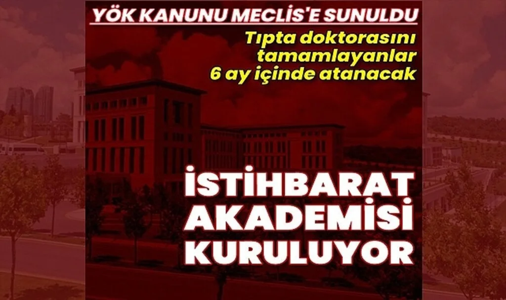 AK Parti'den Yeni YÖK Kanunu! Meclis'e Sunuldu